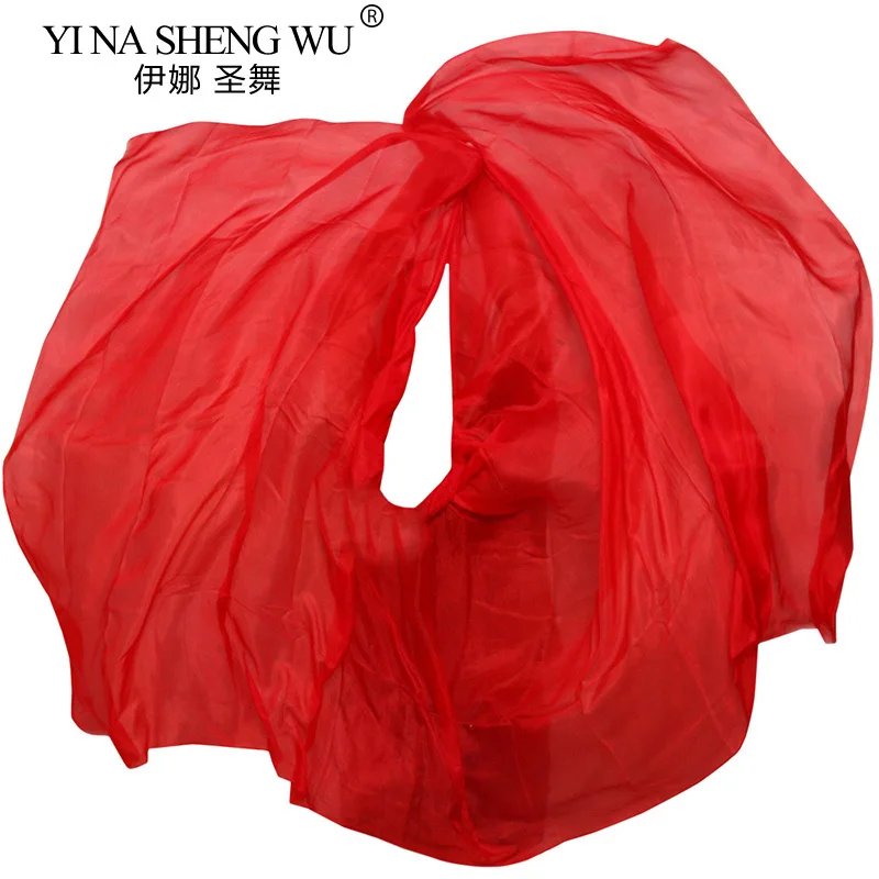 Belly Dance Silk Veil Customized Gradient Shawl Performance Scarf Hand Made Natural 100% Real Silk Hand Thrown Adult Women