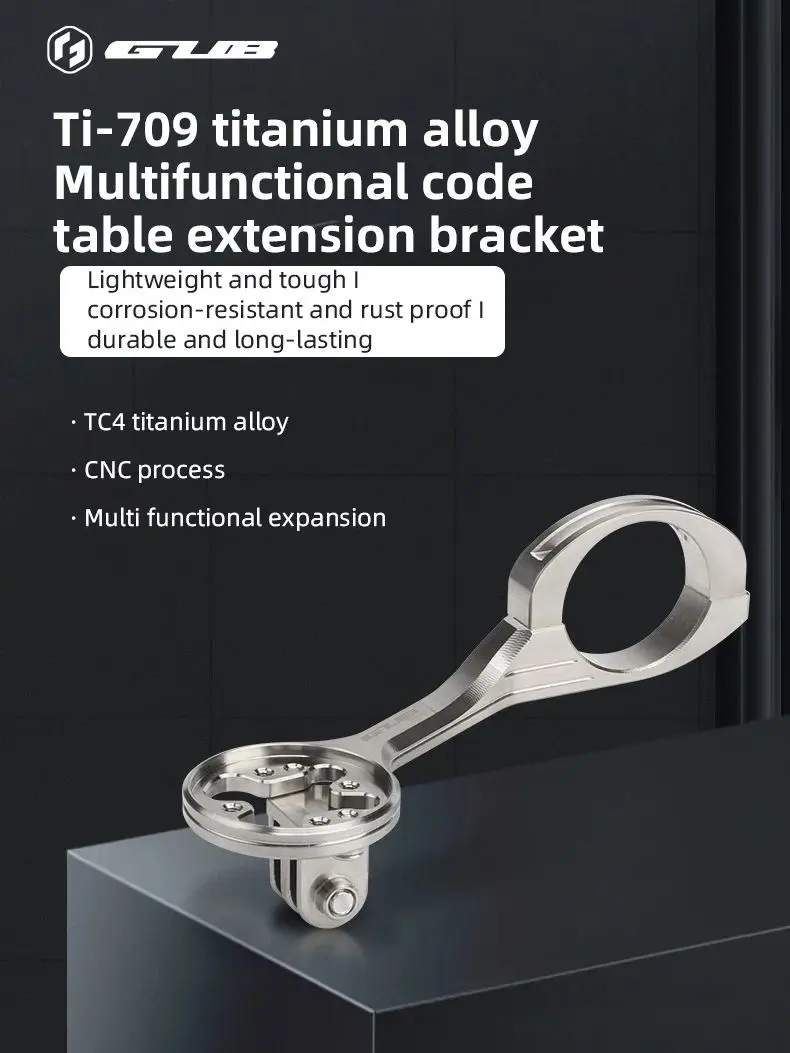 AliExpress GUB Bicycle Computer Bracket Titanium Alloy Front Stand Handlebar Mount Camera Holder Fits GoPro Camera/Garmin/Bryton/Wahoo