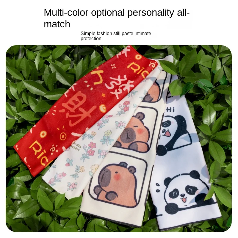 Cute Camera Hundred Stickers Camera Magic Cloth Folding Cloth Self-adhesive Cloth Liner Bag Micro-single Ipad SLR Camera Storage