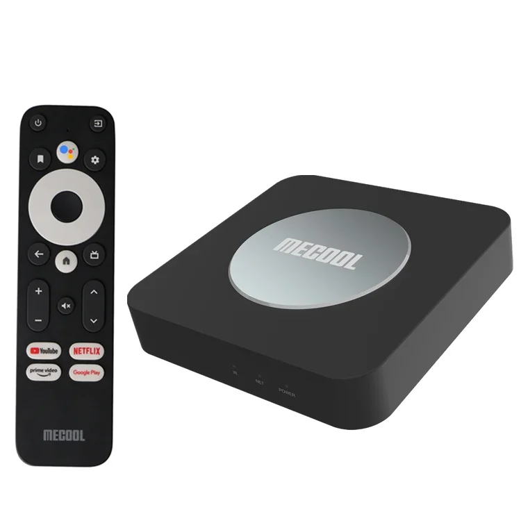 

MECOOL KM2 Plus 4K ATV OTT Box Prime Video ATV CE FCC Rohs Pops REACH Android TV Box S905X4 2G 16G Quad Core Mi Box S 4k Global