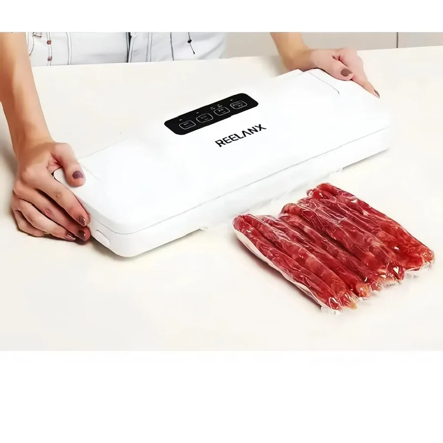 

Vacuum Sealer Machine, Versatile Powerful 60Kpa Automatic Vacuum Air food sealer, Dry & Moist Food Preservation Modes with 10 Ba