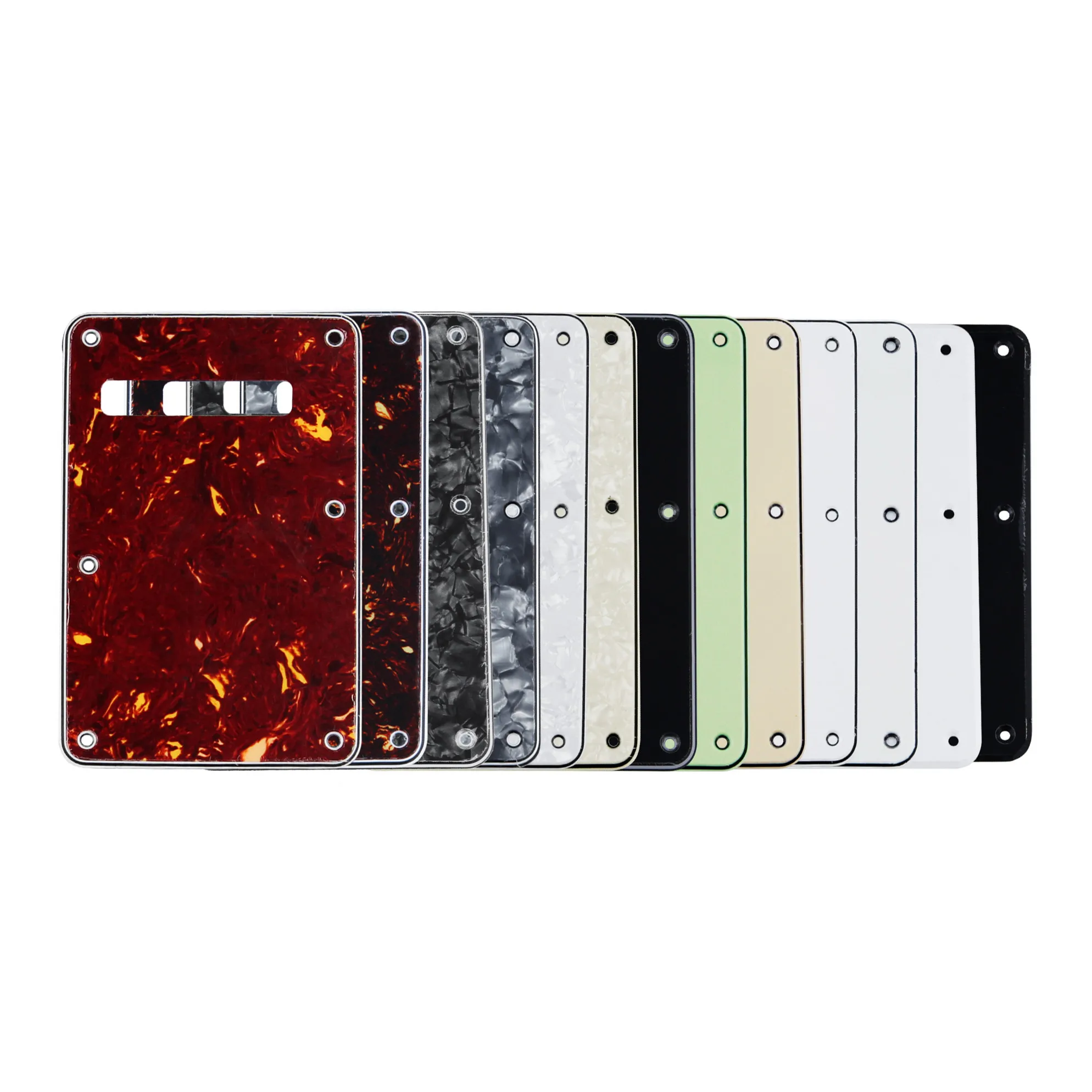 FLEOR 1 Uds ST placa trasera de guitarra eléctrica cubierta de cavidad de trémolo placa trasera