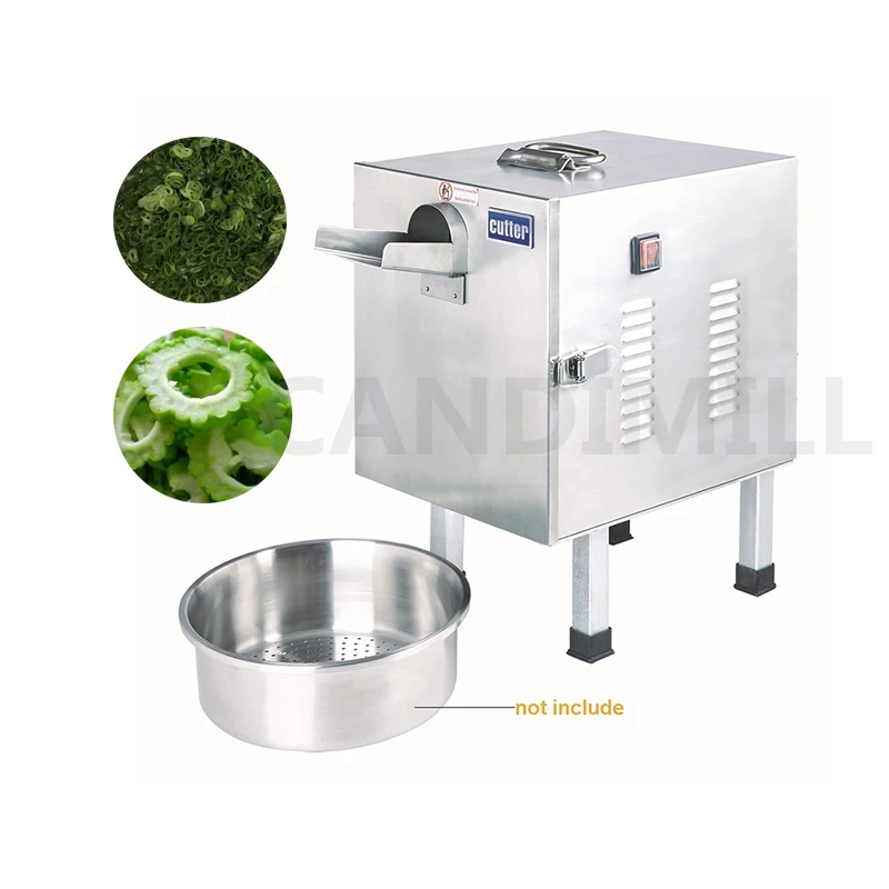 Cortadora eléctrica multifunción, cortadora de cebollas verdes, cortadora de verduras de acero inoxidable