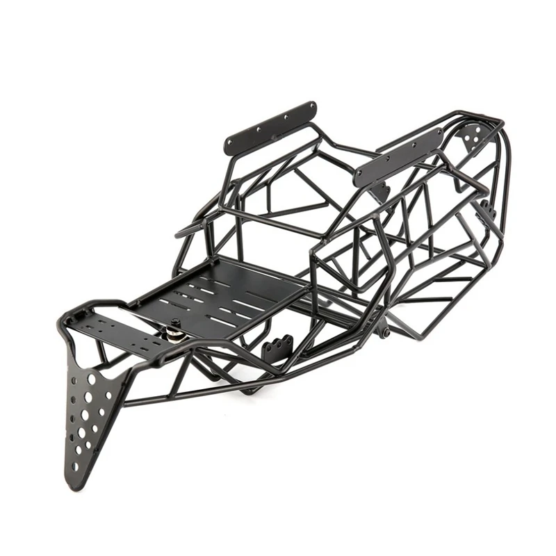 Black Metal Roll Cage Chassis Frame For Axial Wraith 90018 AX90018 1/10 Scale RC Car Rigid Chassis With Perfect Design RC Part