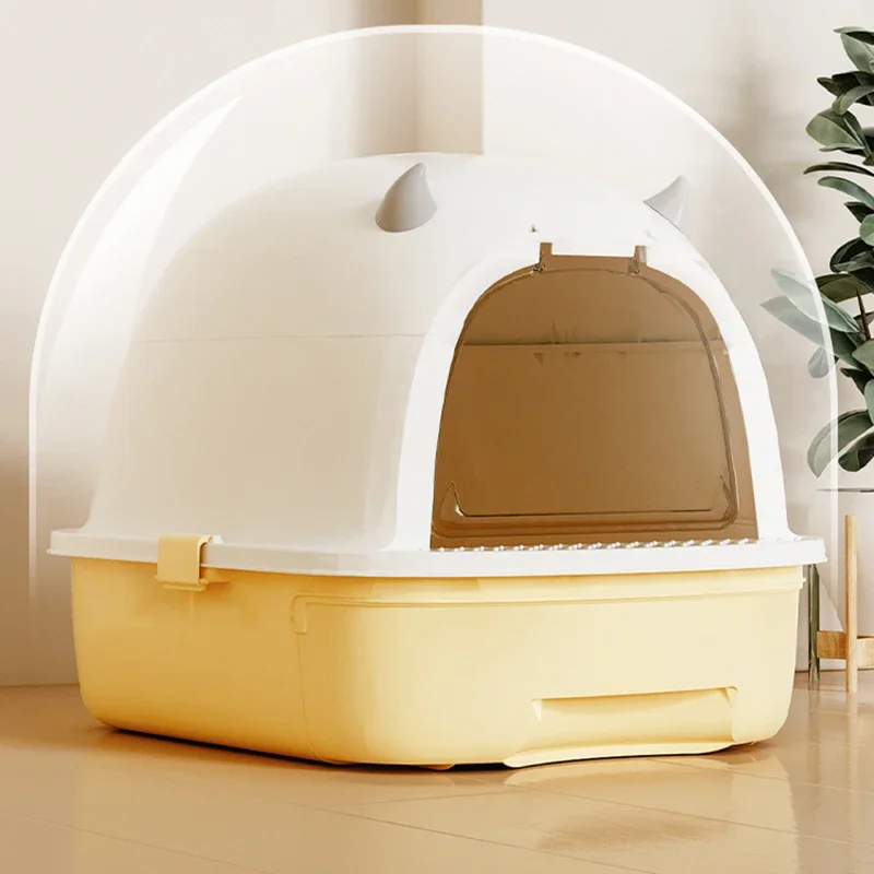 

Design Large Cat Bedpans Toilet Enclosure Bathroom Corner Cat Bedpans Cages Covered FreshenersPet Products