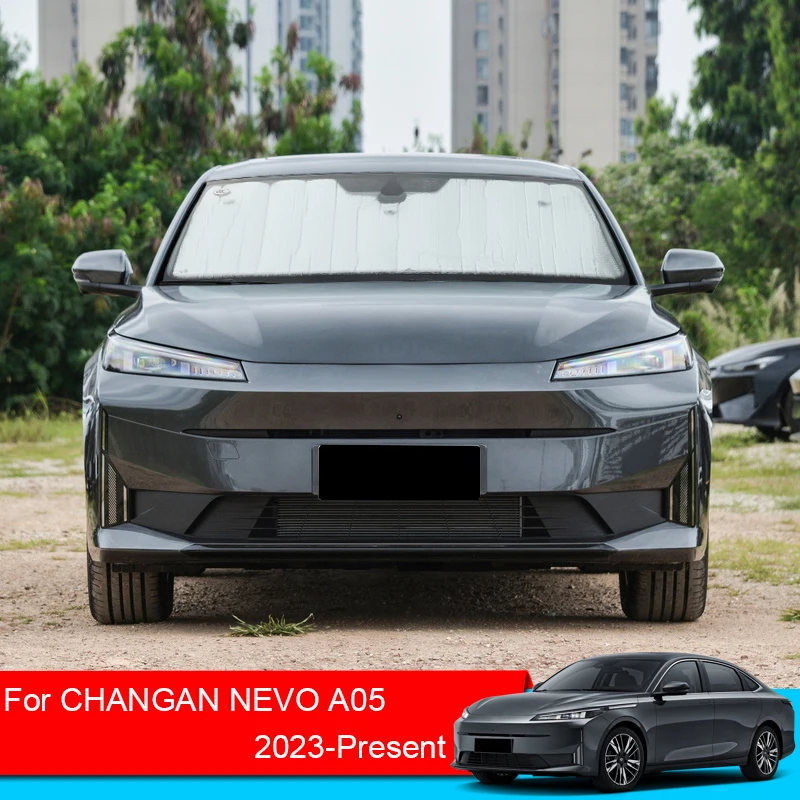 

For CHANGAN NEVO A05 2023-2025 Car Sunshades UV Protection Cover Side Window Curtain Sun Shade Visor Mat Windshield Accessories