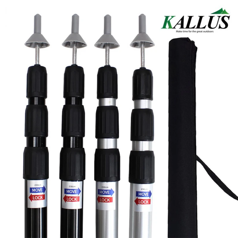 Kalus-Duralumin Slide Pole-to-full set (2 pole-to-pole + 2 caps + dedicated bag)