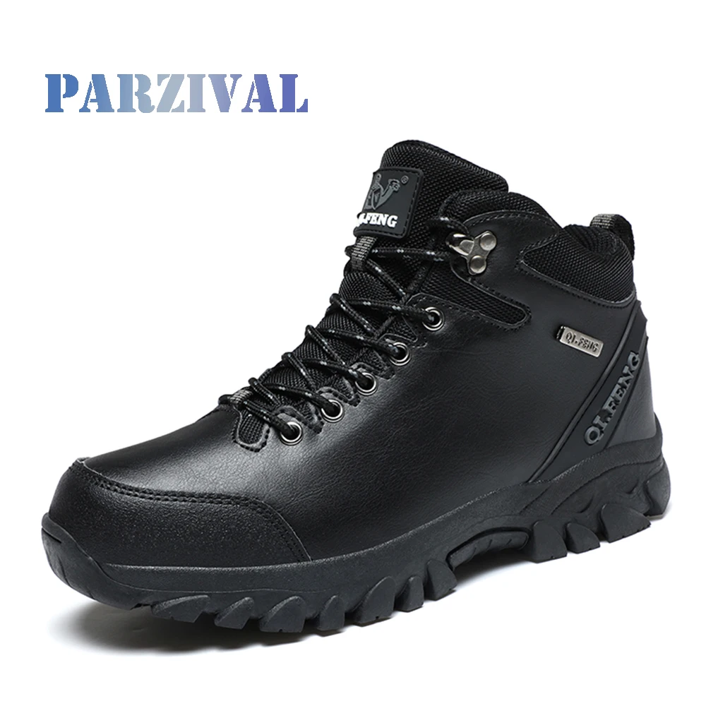 

PARZIVAL High-Top Men Sneakers Winters Trekking Mountain Boots Anti-Skid Hiking Outdoor Wear-Resistant Climbing Shoes Size 36-47