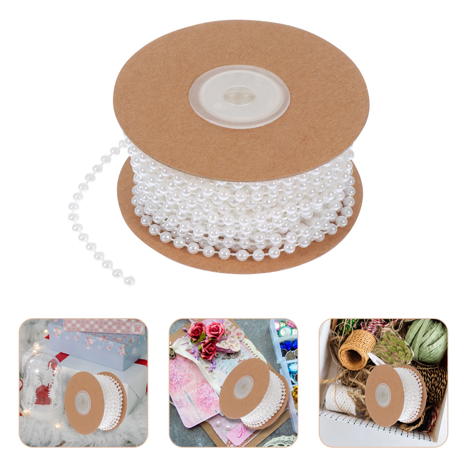 

String Beads for Decoration Wonderful Workmanship Long Service Life Wall Stair Window Door Handle Adornment Plastic Beads Chain