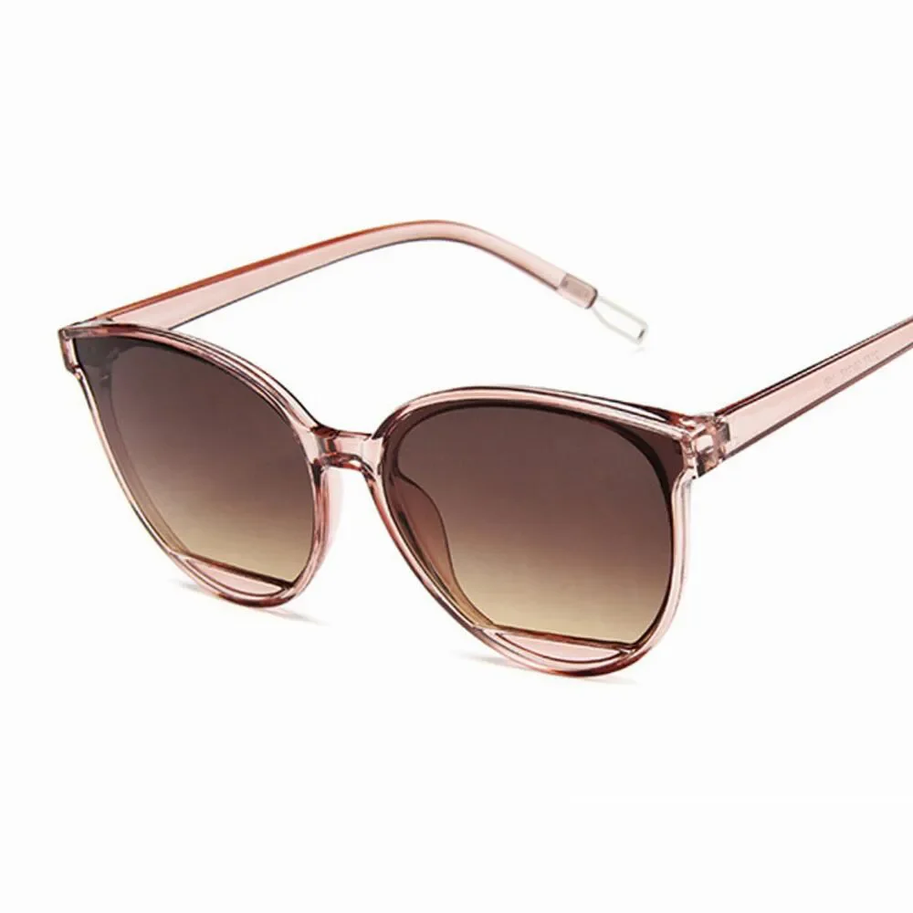 New Vintage Frame Classic Sunglasses Women UV400 Protection Eyewear Mirrored Reflective Lens