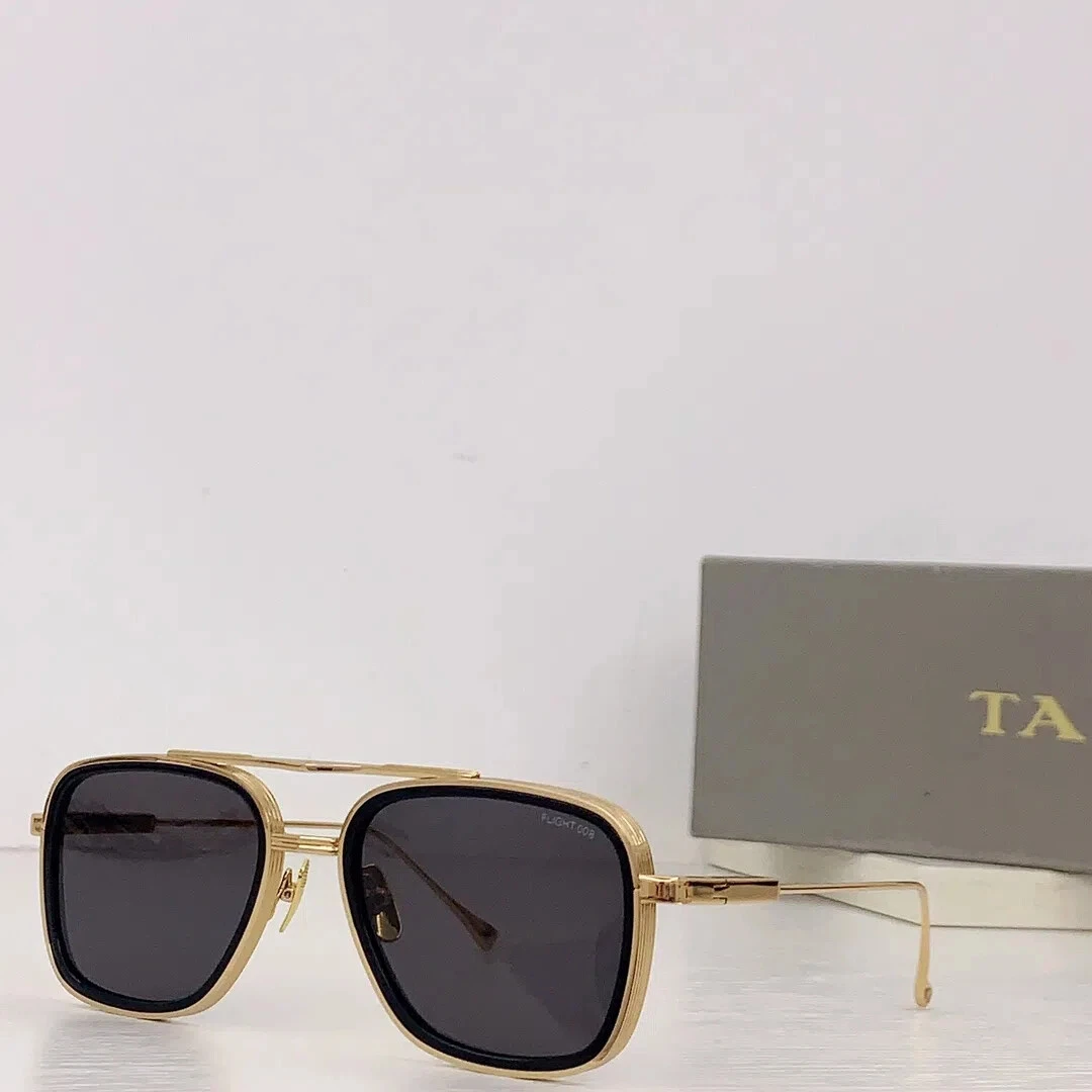 

Authentic For DIYTA DT FLIGHT 008 Luxury Designer Men Women Sun Glasses Fashion Gold Alloy Frame Male Couple Eyewear With Box