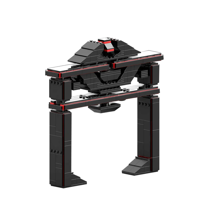 

Gobricks MOC high-tech Classic Tron Recognizer Building Blocks set Intelligent Recognizer Mode Bricks Toys for Children Gift