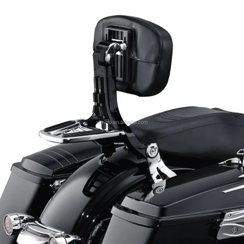 

2025 New Style TCMT Adjustable Backrest Fit For Harley Touring Sportster Dyna Softail Breakout