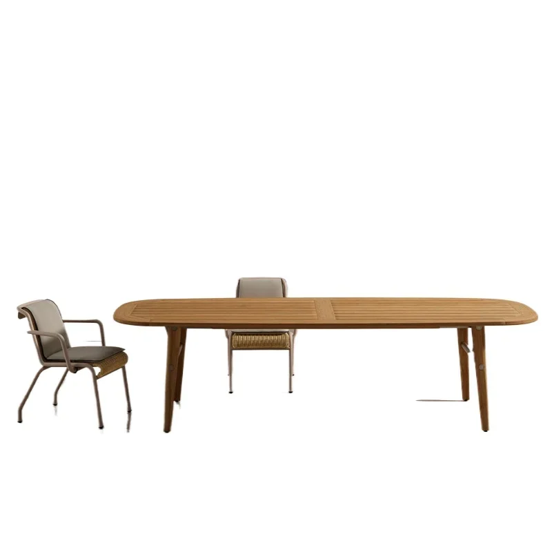 

Outdoor rattan tables and chairs, rotatable, waterproof and sun protection for courtyard gardens