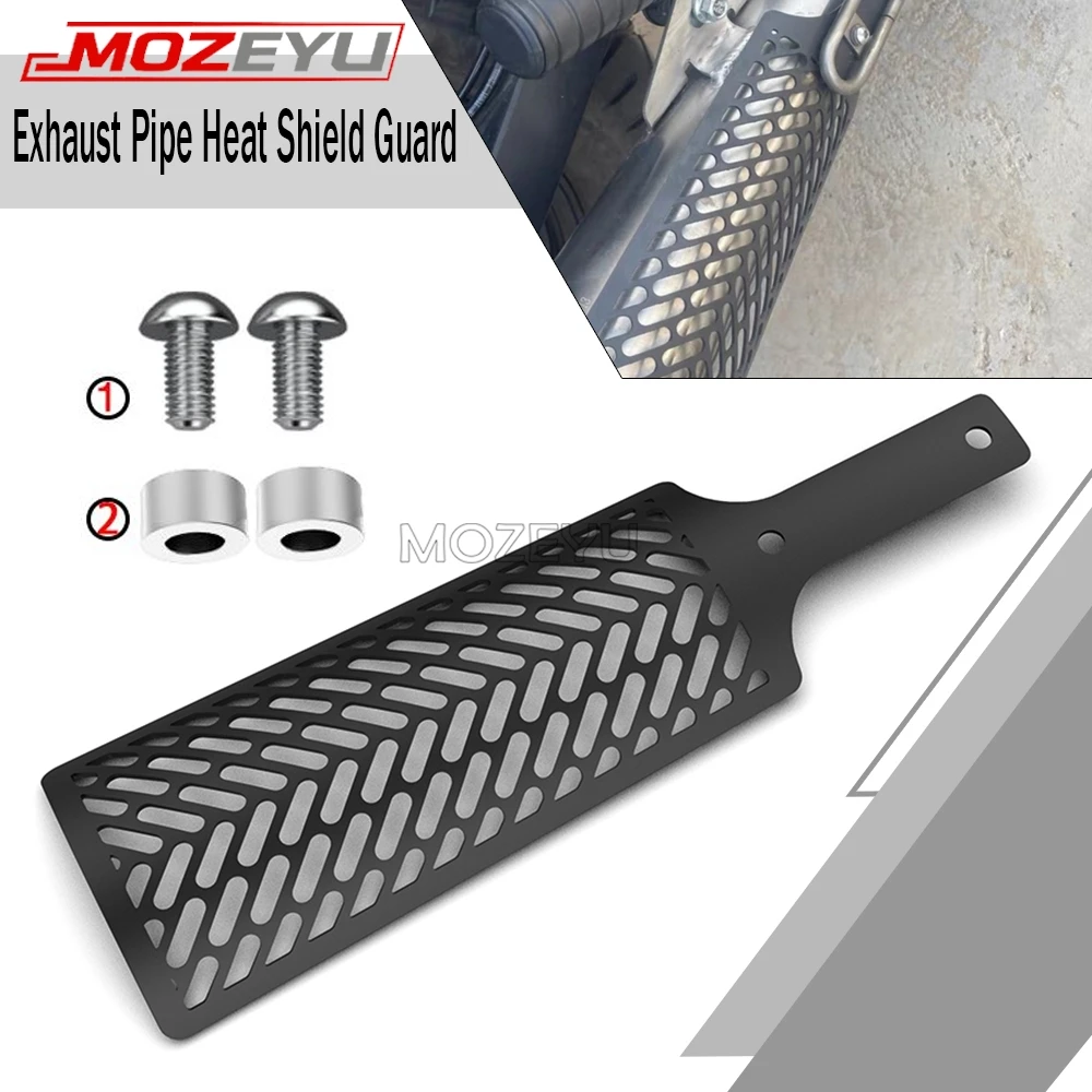 

For ZongShen Cyclone RA2 RE3 ZS400 ZS 400 RA 2 RE 3 2024-2026 2025 Exhaust Heat Insulation Exhaust Pipe Anti Muffler Guard Cover