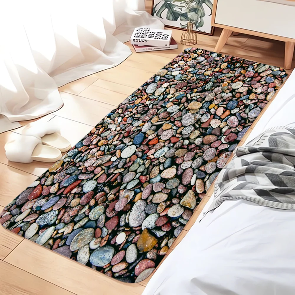 3DTrue Stone Pattern Rugs Living Room Mat Kitchen Carpet Rug for Bedroom Mats Doormat Entrance to Home Decor Items Choice Foot