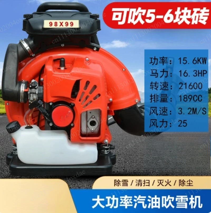 Greenhouse Snow Blower, Backpack Four-stroke Road Leaf Cleaning, Grass Blowing, High-power Hair Dryer