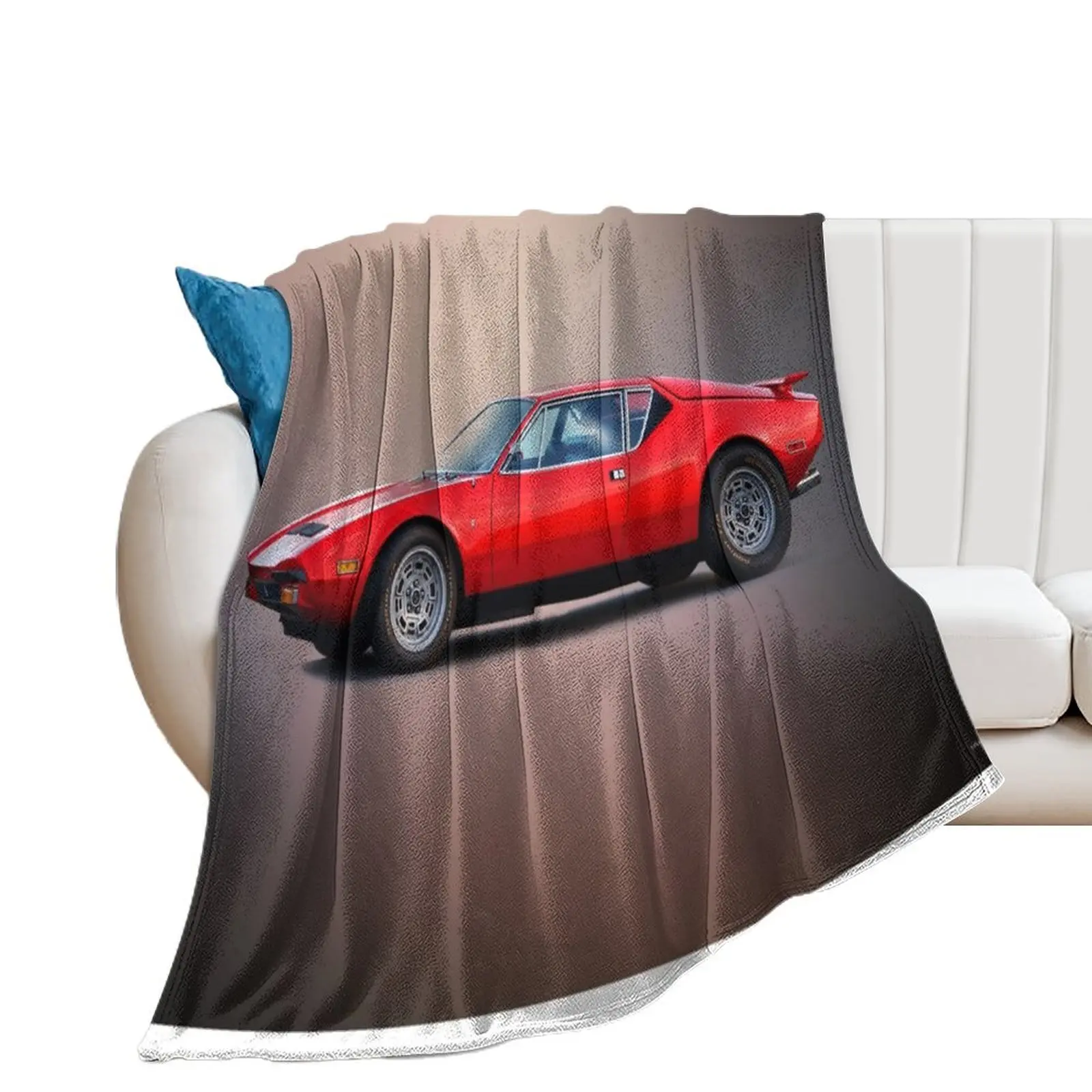 

deTomaso Pantera Throw Blanket Cute Sofa Quilt Soft Plaid Beautifuls Blankets