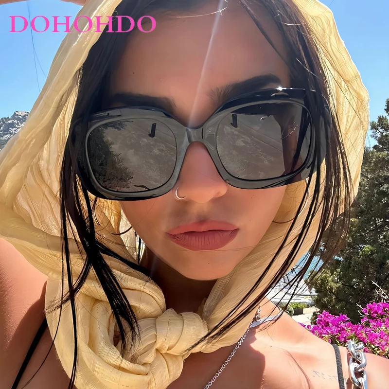 

Luxury Brand Design Fashion Jelly Colored Square High Grade Sunglasses Men Women Outdoor Travel Leisure Sunglasses Female UV400