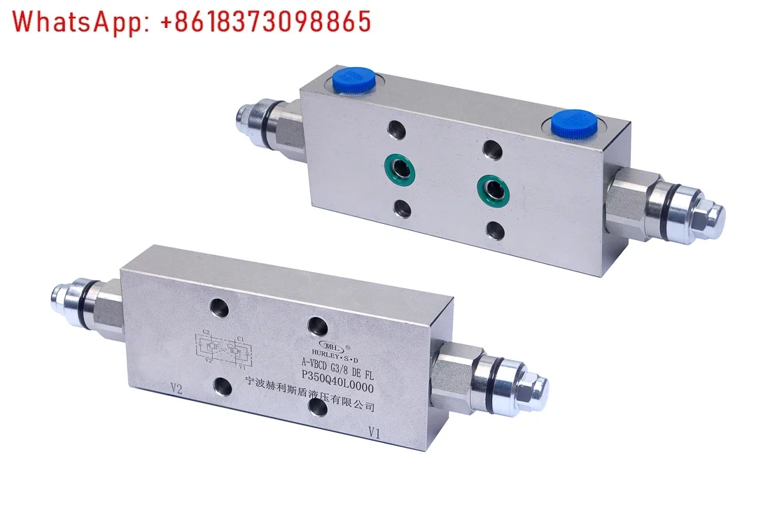 Hydraulic two-way balance valve Cylinder lock Cylinder pressure retaining valve Crane motor balance valve VBCDG1/4G3/8G1/2