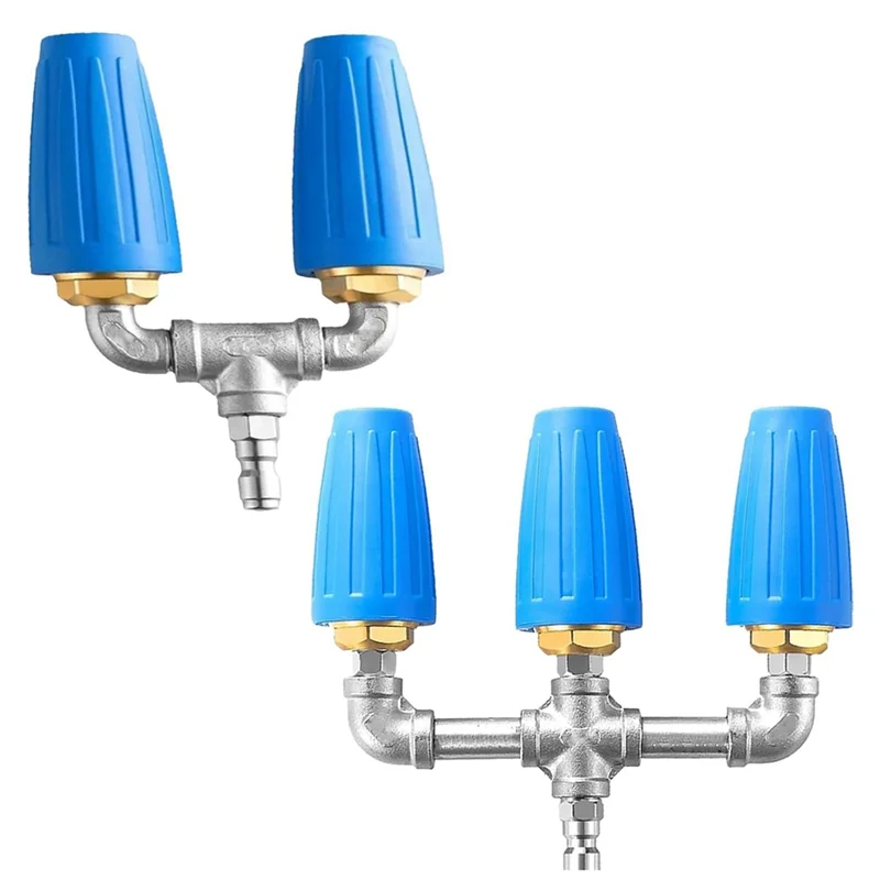 VELIF-فوهة توربو مزدوجة/ثلاثية، فوهة توربو ثلاثية/مزدوجة، فوهة غسالة مزدوجة توربو، 360 درجة ° فوهة توربو دوارة #3