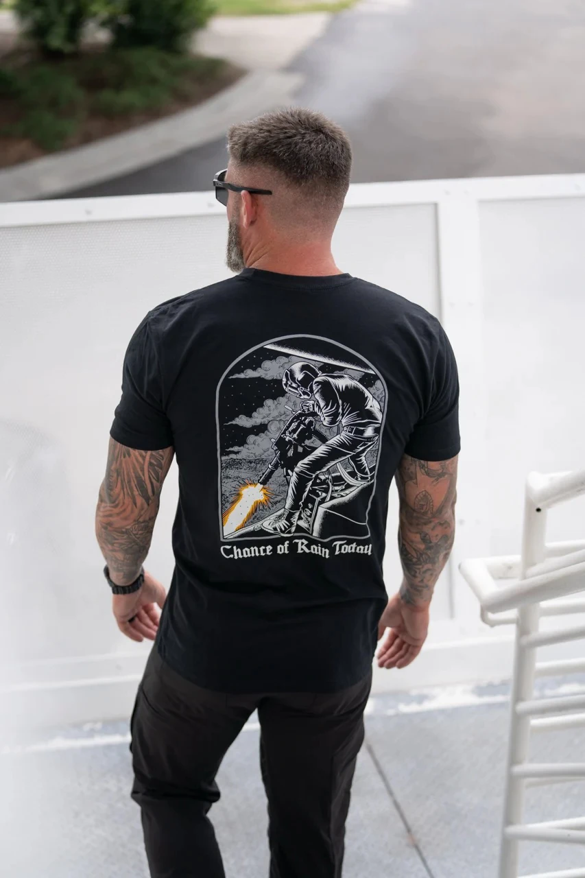 Herrenbekleidung, modische taktische T-Shirts, Streetwear, 100 % Baumwolle, lockere Oberteile, atmungsaktiv, einfaches T-Shirt für Militärbegeisterte – Detail 8
