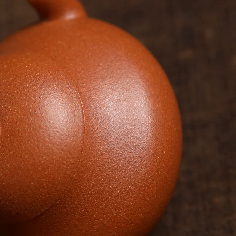 160cc Chinese Yixing Zisha Purple Clay Golden JiangpoNi Handmade Pear Shaped Teapot
