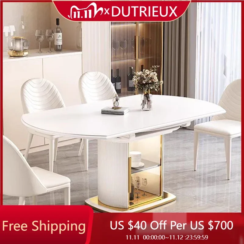 

Cheap Clean Dining Table Balcony Side Restaurant Coffee Space Saving Service Dining Table Lounge Muebles Living Room Furniture