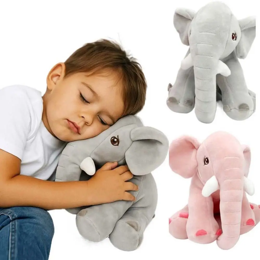 Knuffels Olifant Pluche Sierkussen Rugkussen Gevuld Olifant Speelgoed Slaappop Bank Decoratieve Olifantpop