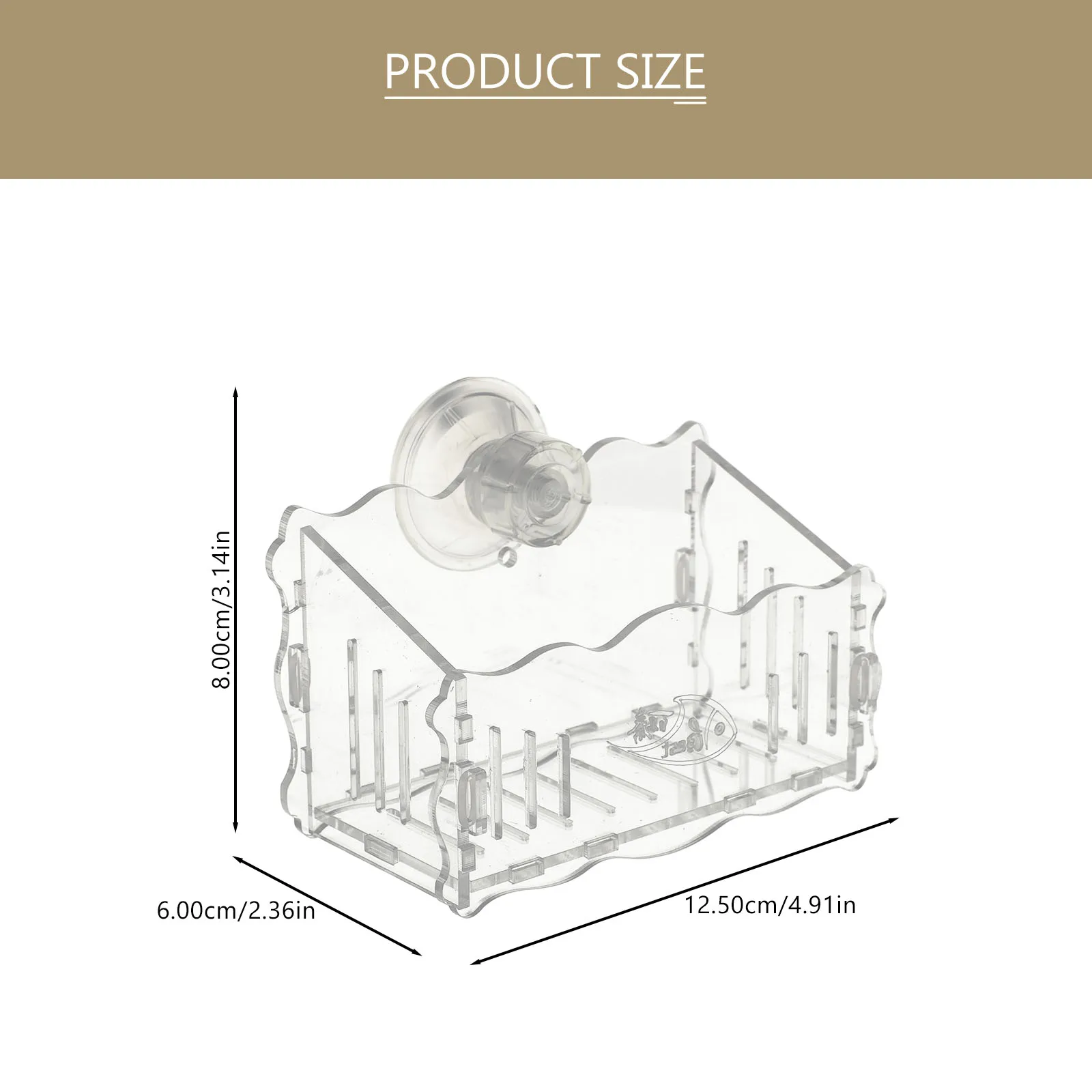 

Creative Water Holder Small Acrylic Fish Tank Planter Suction Aquarium Planting Creative Planting Cup Cup Reusable Decor