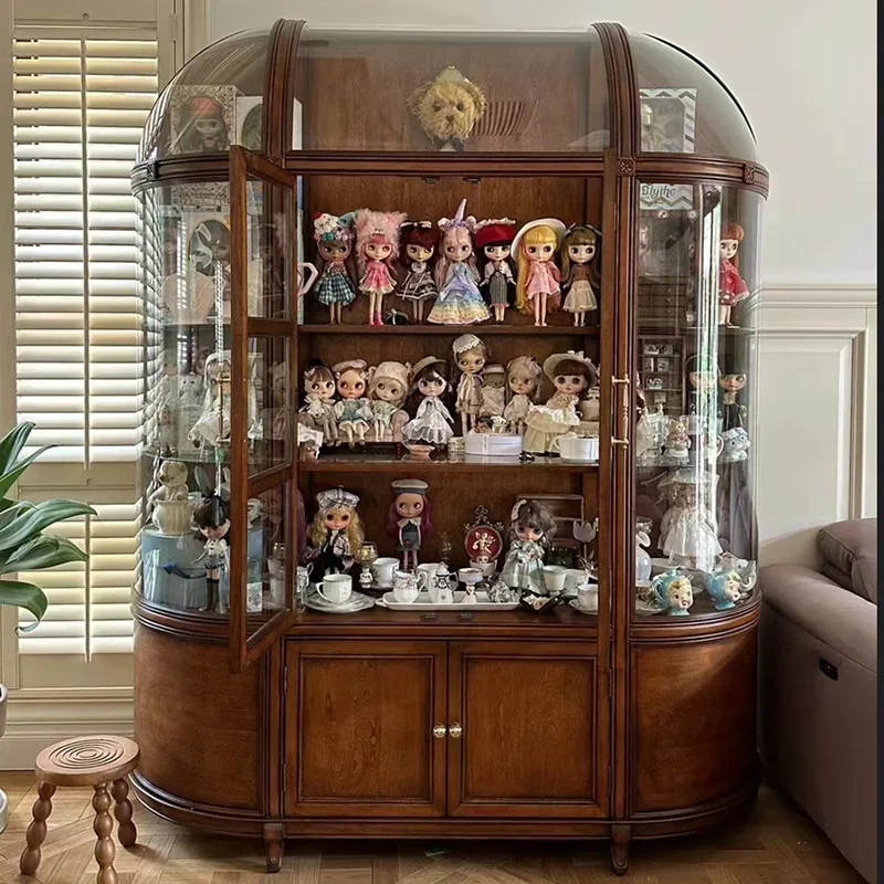A  Middle-Ancient Glass Showcase High-End Custom Jewelry Luxury Showcase