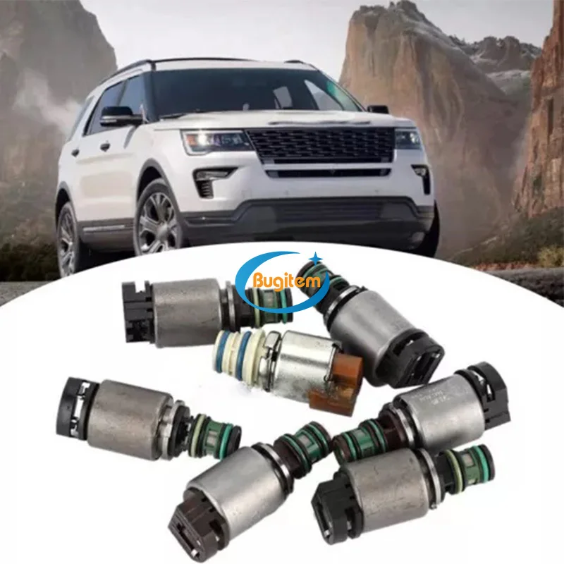 Refurbish 6R60 6R80 7PCS Car Transmission Valve Body Solenoid Kit For Ford Explorer Expedition Ranger F150 Mustang Territory