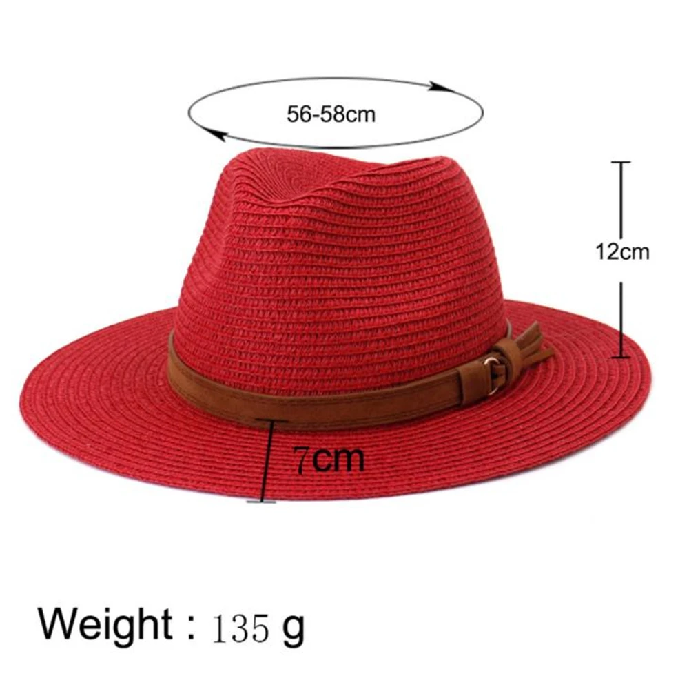 BUTTERMERE Stroh Hut Frauen Sommer Hut Britischen Stil Gelb Panama Hut Breite Krempe Fedora Breiter Krempe Sombrero Frauen Kappe 56-58cm