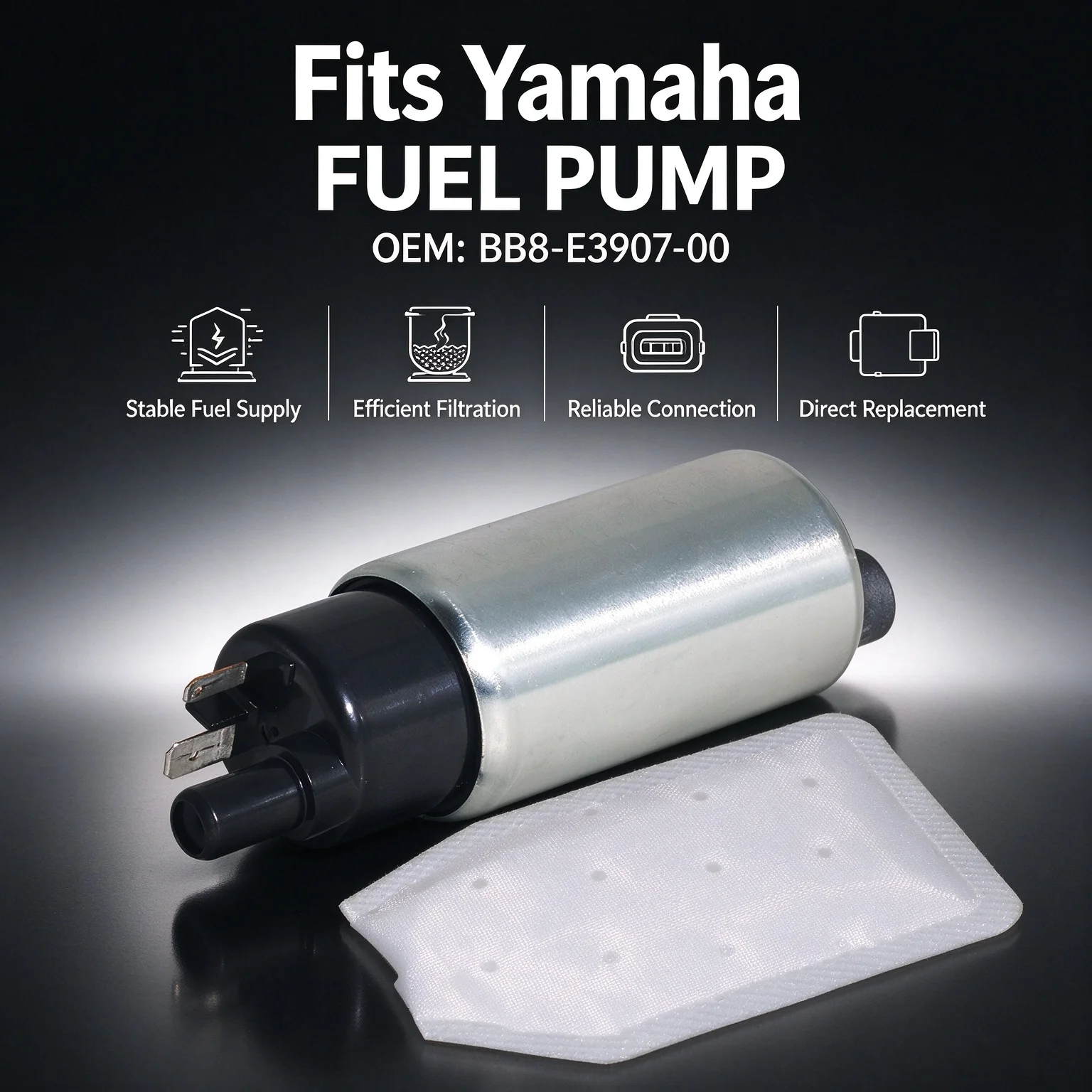 Fuel Pump For Yamaha Tricity MWS125-C MWS125-A (ABS) MWS150-A Grand Filano 125 Hybrid Qbix125 Durable Accessories