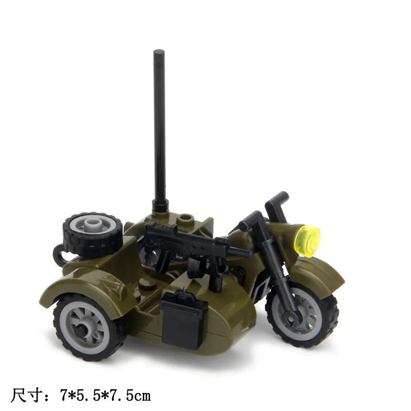 Weltkrieg Flugabwehrgeschütz Raketenartillerie Militär Armee Krieg Soldat MOC Modellbausatz Bausteine Spielzeug für Kinder – Detail 21