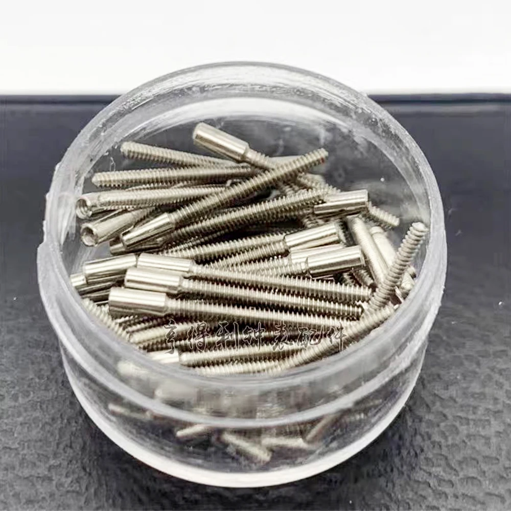 Extensores de haste de relógio de 0.9mm, trocador adequado para 8215 8205 4r36 4r36 nh35 nh36 movimento coroa enrolamento conector de haste