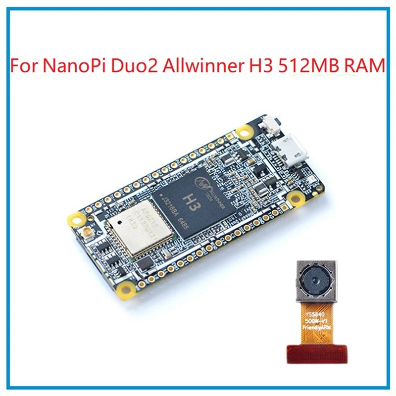 Imagem -02 - Placa de Desenvolvimento Ubuntucore Iot com Câmera Ov5640 Quente-para Nanopi Duo2 Allwinner h3 Quad-core 512mb Ddr3 Wi-fi Bluetooth