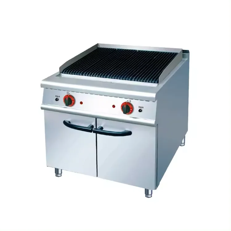 

Top Vertical BBQ Electric Lava Rock Grill with Cabinet Kitchen Equipment High Quality in 2024 Table Counter
