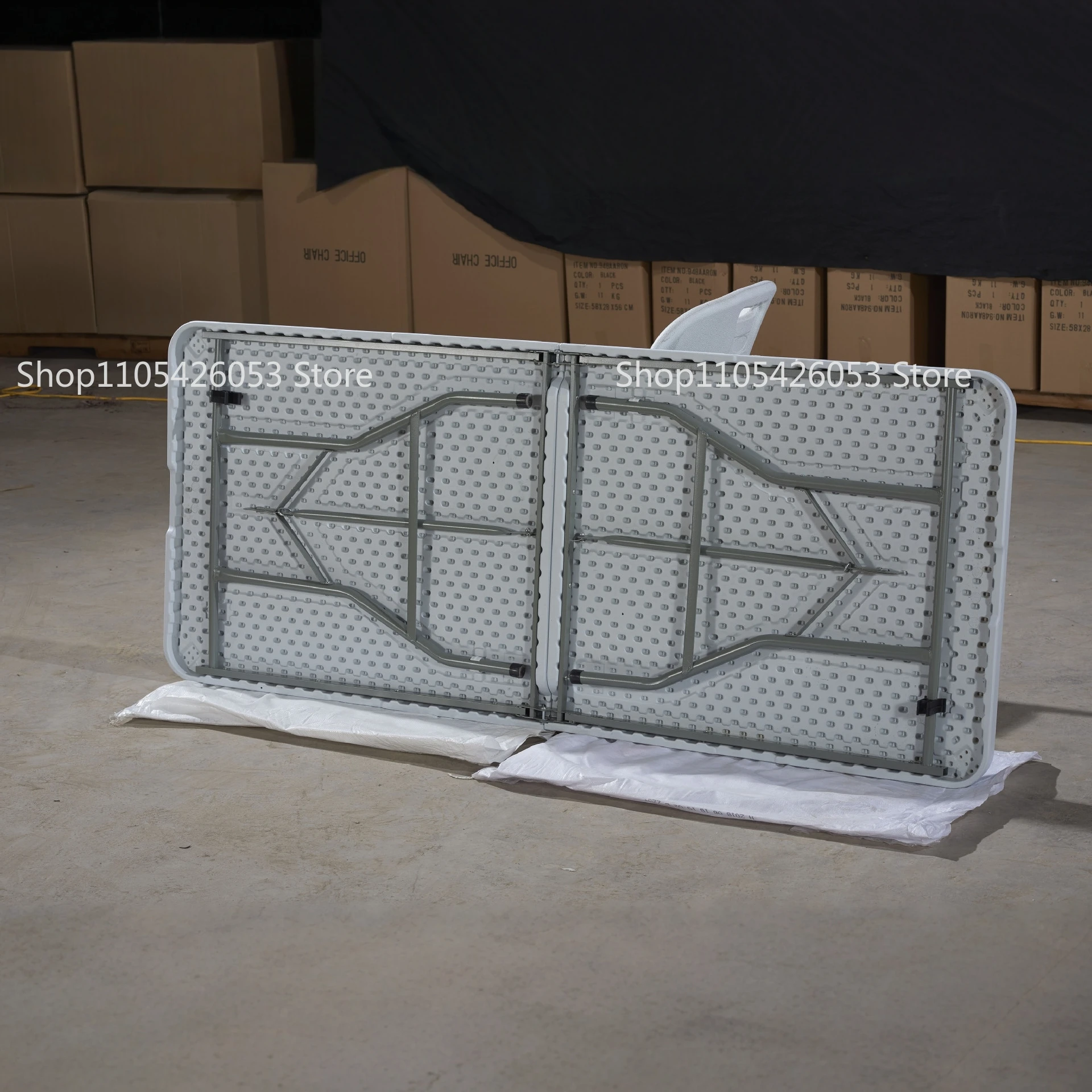 

Simple 1.8-meter-long folding table outdoor folding table folding seat outdoor plastic