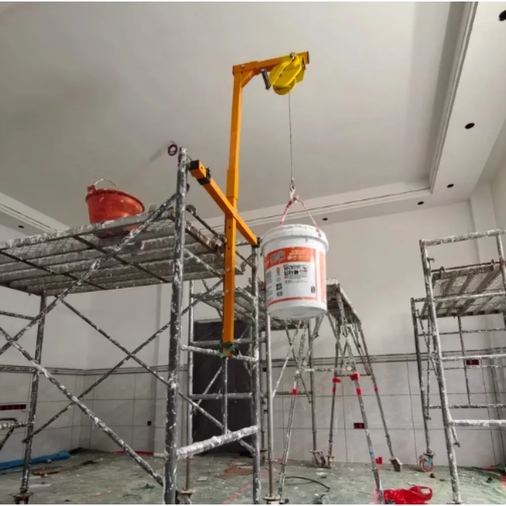 

Air conditioning lifting tool maintenance and removal tool external unit support manual winch installation lifting crane