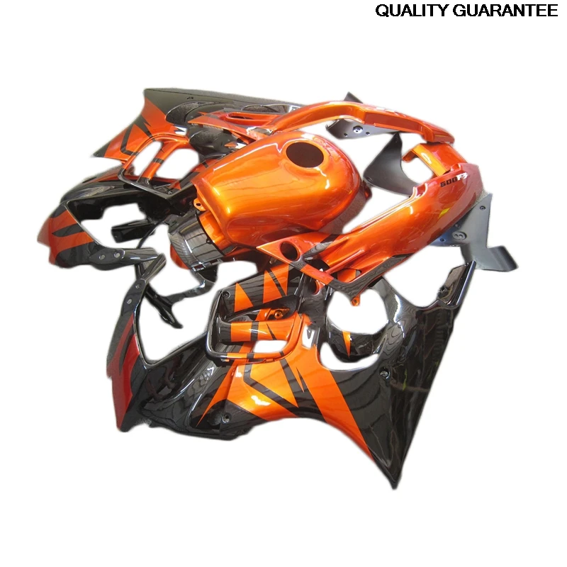 

Plastic Motorcycle Bodyworks Fairing Kits For Honda CBR600 F3 1995 1996 Orange Black Fairing Set Cbr600 F3 95 96 SX55
