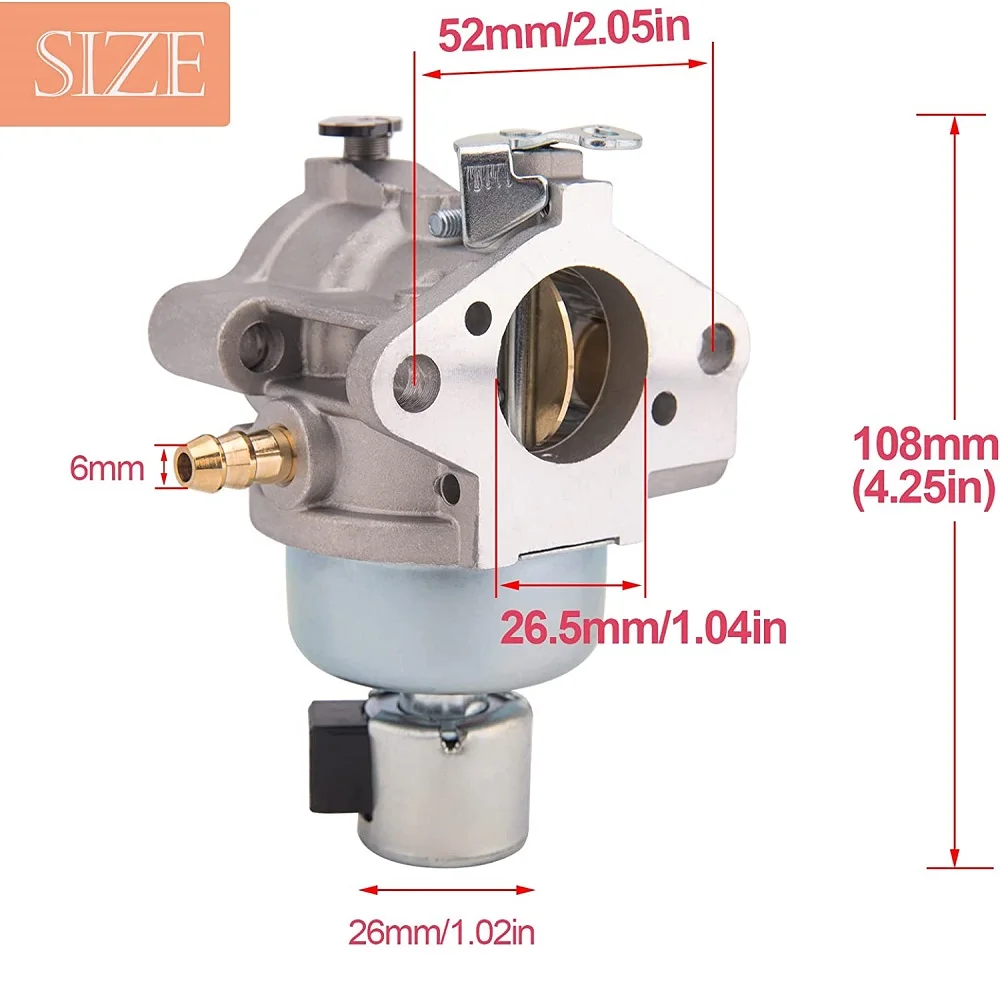 Carburatore 33-S per Kohler SV590 SV591 SV600 SV620 CV491S CV492S motore Carb sostituire muslimex 01-S 16-S 43-S, 12 853 117-S