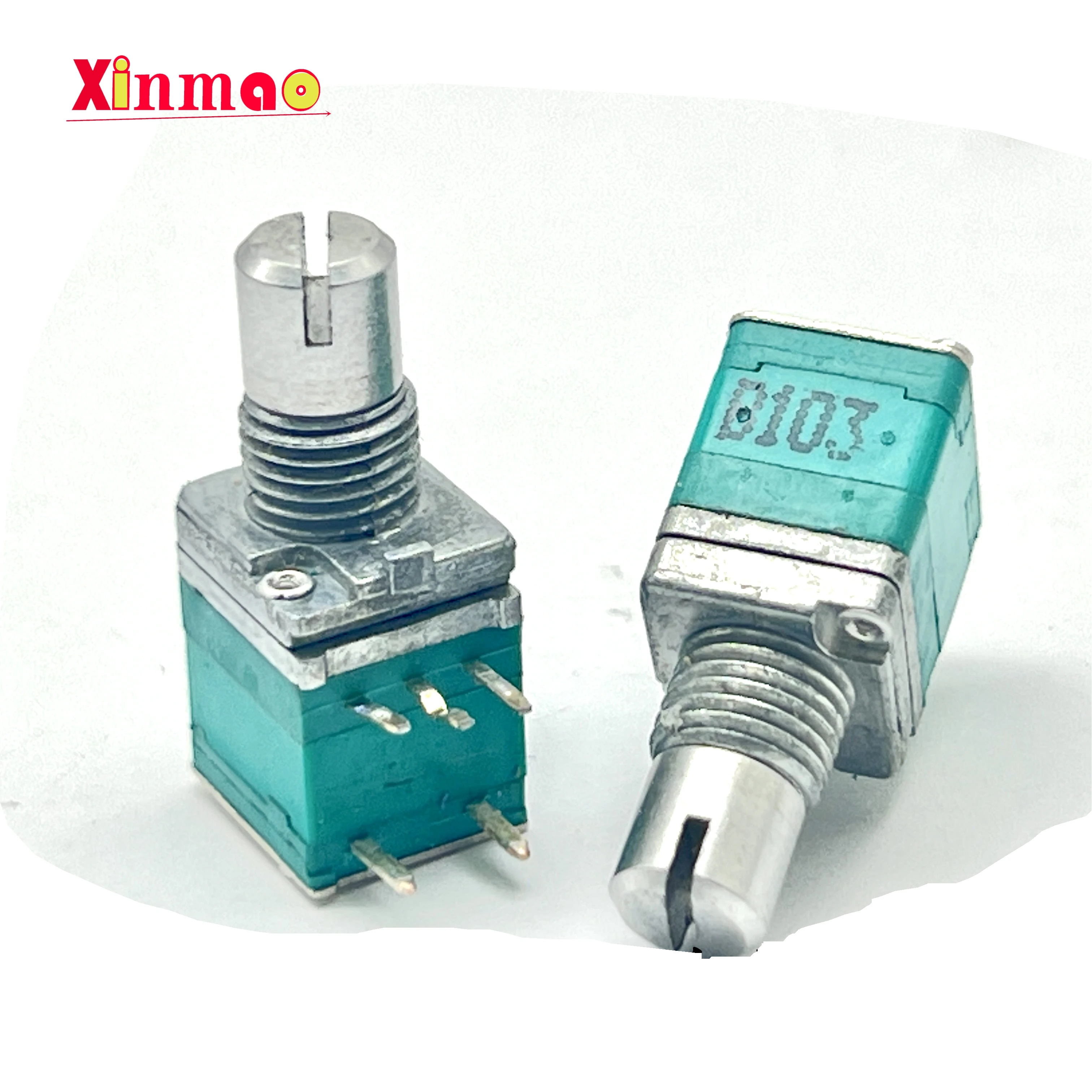 

Прецизионный потенциометр типа 09, однозвенный B10K, длина вала переключателя 11 мм