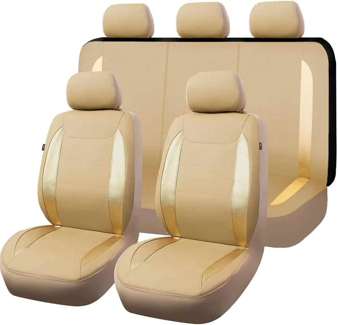 Universal 7 Colors Car New 5 Seats Cover Auto Car Seat Covers Ployester Cushion Full Set Front Rear For Sedans Seat Covers AT MT