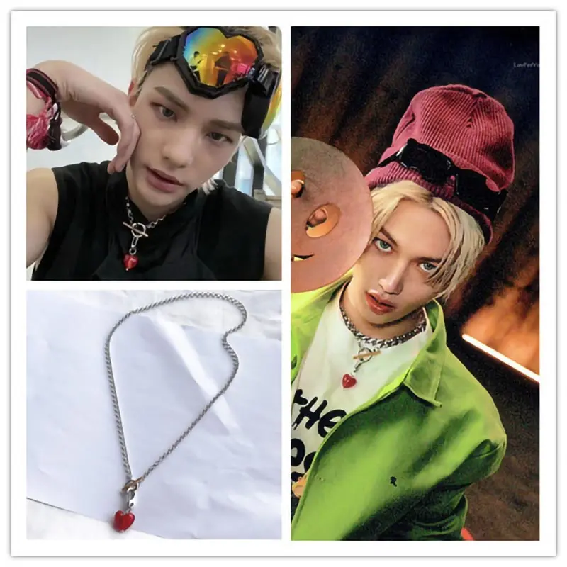 أفضل قلادة ريكسو للرجال: تقييم شامل لتصميمات Kpop Felix Lee YongBok ذات القلب الوردي