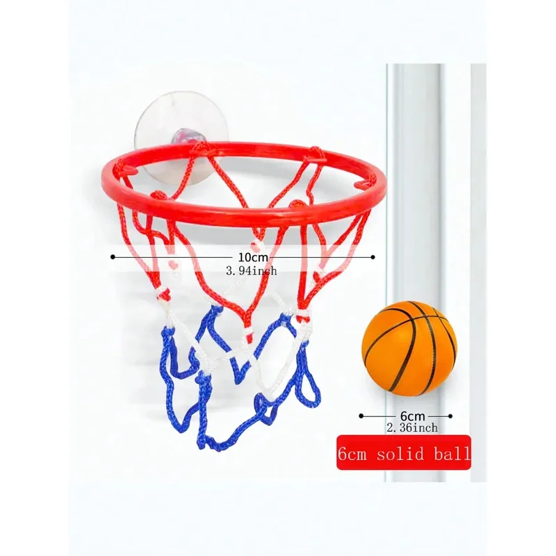 Set da basket da polso - Gioco di tiro da tavolo con palla di gomma elastica, giocattolo di coordinazione per esercizi per bambini