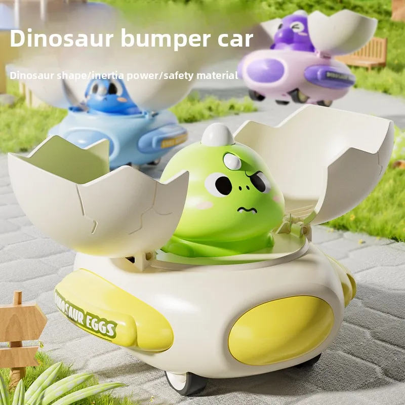2025 nuevo coche de juguete para niño, coche de fricción, coche de dinosaurio para niños, coche de deformación de colisión extraíble, huevo de dinosaurio, compañero entre padres e hijos
