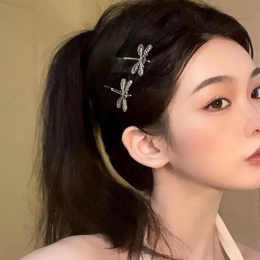 

Модные винтажные заколки для волос в виде стрекозы для женщин и девочек, заколки с челкой в стиле ретро, 5 шт./компл., аксессуары для волос