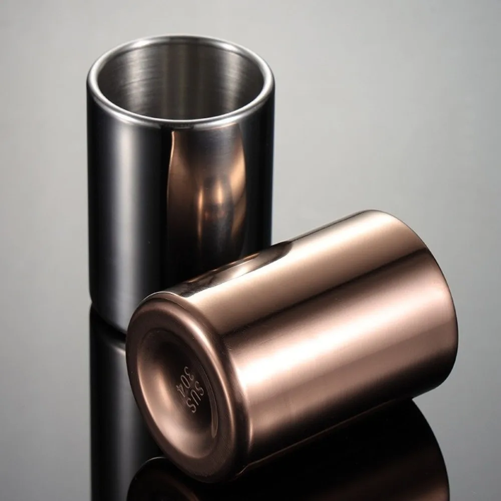 Portable Stainless Steel Fruit Fork Holder Durable Cylinder Toothpick Container Multi-functional Toothpick Box Kitchen
