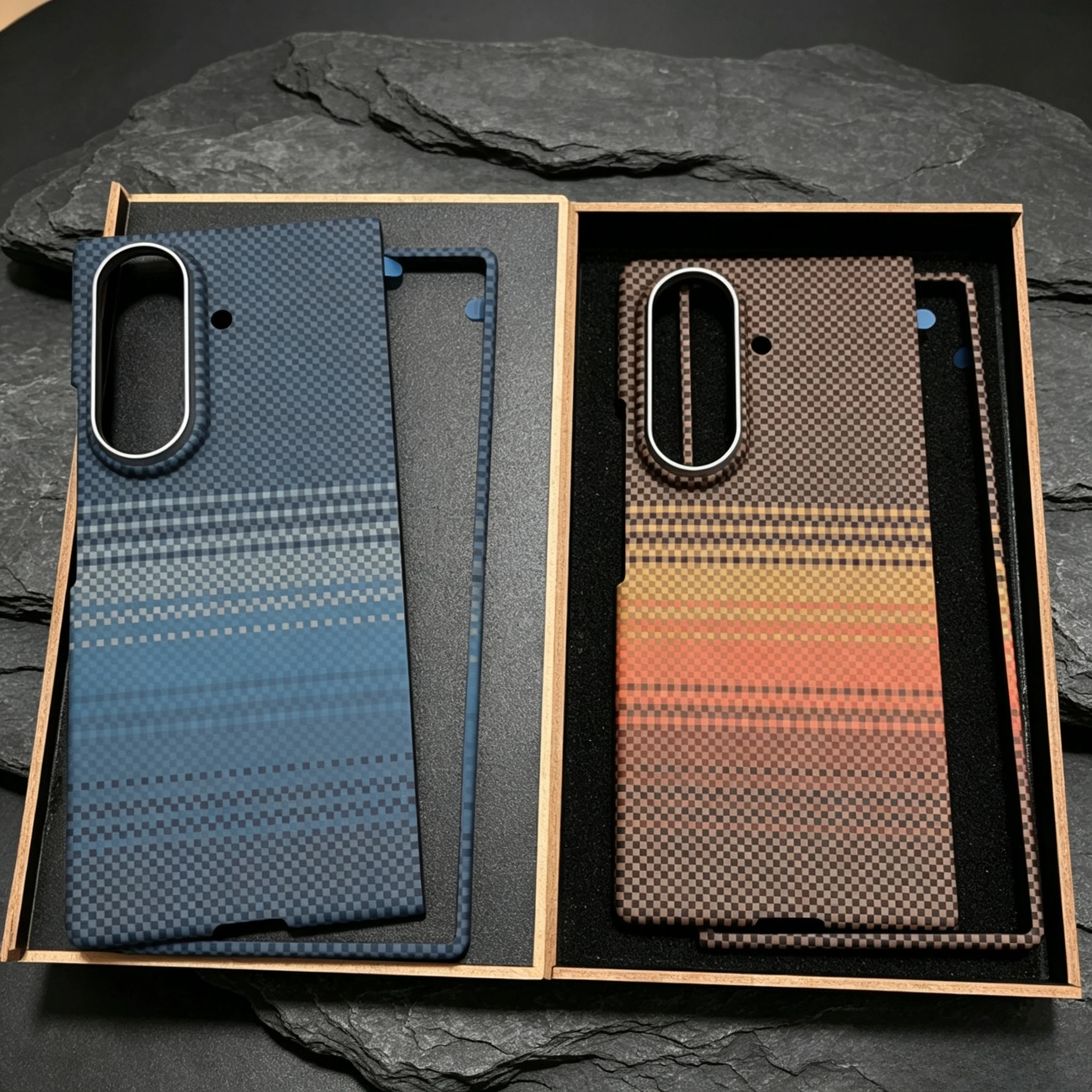 Real Carbon Fiber Ultra Slim Tough Magnetic Case For Samsung Z Fold 8 Ultra 7 For Magsafe Charging Aramid Fiber Shockproof Cover